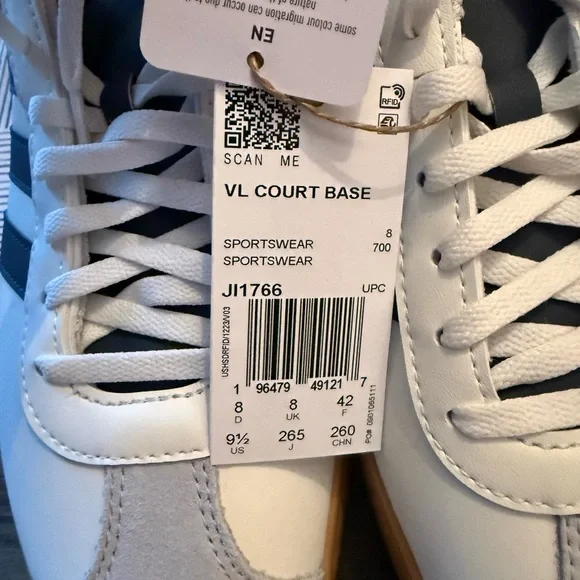 Adidas VL Court Base Women’s Sneaker Running Shoe 9.5 - Picture 13 of 13